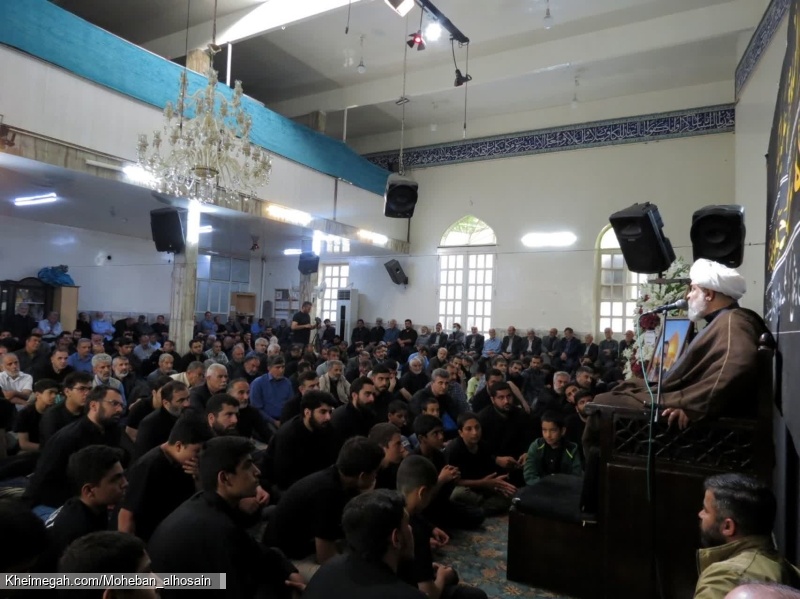 مراسم چهلمین روز عروج ذاکر اهل بیت کربلایی علی کلهری