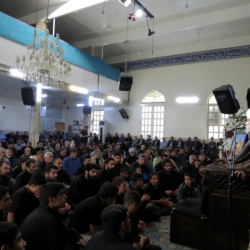 مراسم چهلمین روز عروج ذاکر اهل بیت کربلایی علی کلهری