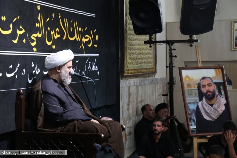مراسم چهلمین روز عروج ذاکر اهل بیت کربلایی علی کلهری