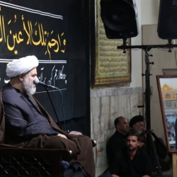 مراسم چهلمین روز عروج ذاکر اهل بیت کربلایی علی کلهری