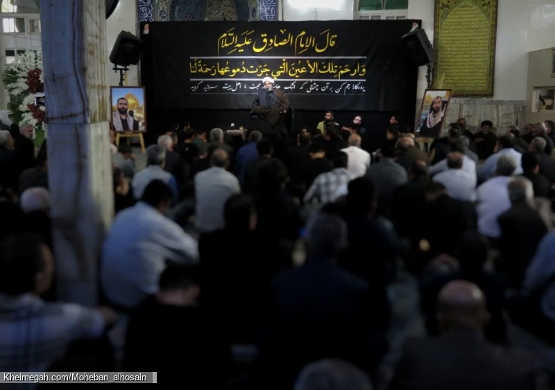 مراسم چهلمین روز عروج ذاکر اهل بیت کربلایی علی کلهری