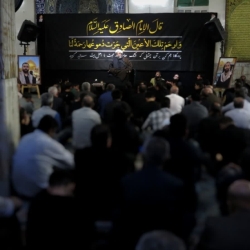 مراسم چهلمین روز عروج ذاکر اهل بیت کربلایی علی کلهری