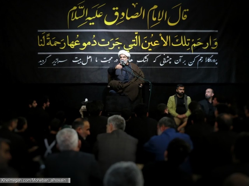 مراسم چهلمین روز عروج ذاکر اهل بیت کربلایی علی کلهری