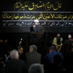 مراسم چهلمین روز عروج ذاکر اهل بیت کربلایی علی کلهری