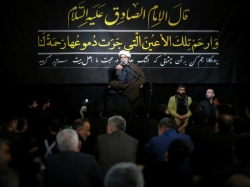 مراسم چهلمین روز عروج ذاکر اهل بیت کربلایی علی کلهری