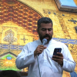 مراسم بیعت با ولایت فاتح قلعه خیبر ، حضرت امیرالمومنین علی ابن ابی طالب علیه السلام سـال ۱۴۰۴