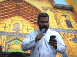 مراسم بیعت با ولایت فاتح قلعه خیبر ، حضرت امیرالمومنین علی ابن ابی طالب علیه السلام سـال ۱۴۰۴