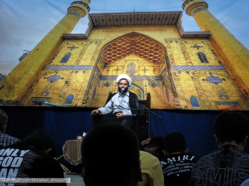 مراسم بیعت با ولایت فاتح قلعه خیبر ، حضرت امیرالمومنین علی ابن ابی طالب علیه السلام سـال ۱۴۰۴