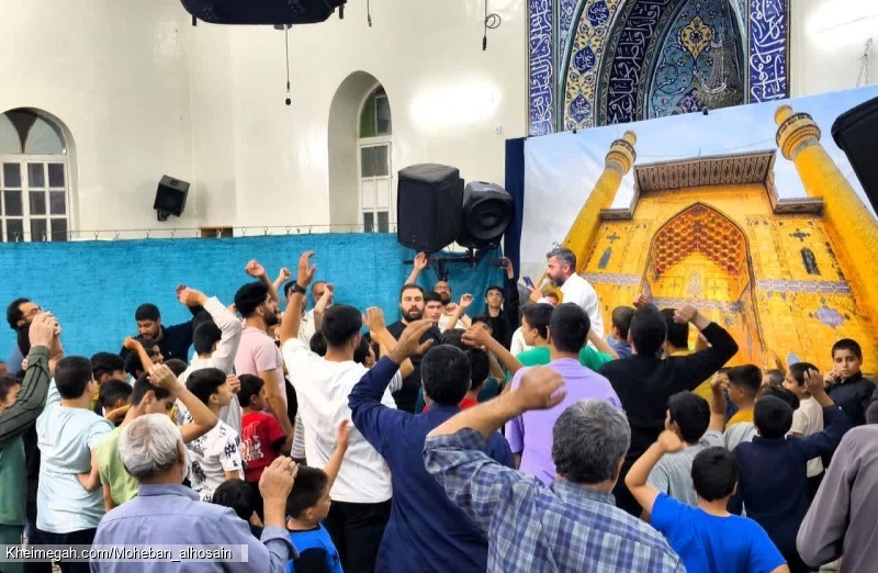 مراسم بیعت با ولایت فاتح قلعه خیبر ، حضرت امیرالمومنین علی ابن ابی طالب علیه السلام سـال ۱۴۰۴