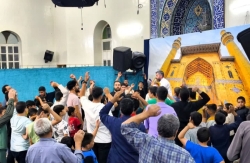 مراسم بیعت با ولایت فاتح قلعه خیبر ، حضرت امیرالمومنین علی ابن ابی طالب علیه السلام سـال ۱۴۰۴