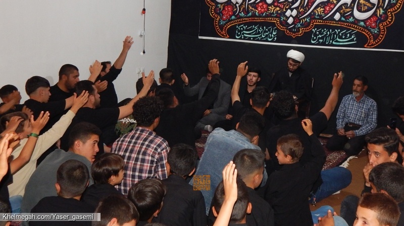 مراسم بمناسبت طشت گذاری دهه اول محرم الحرام ۱۴۰۴هیئت فاطمیون آلاچمن