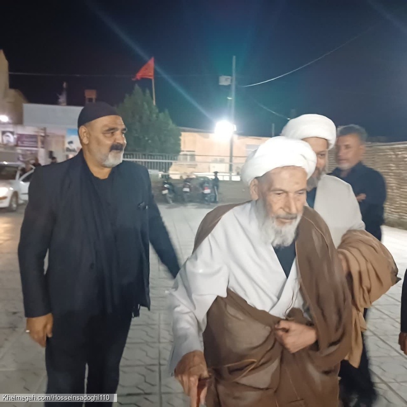 کربلایی حسین صدوقی و حجتالاسلام والمسلمین رضا زاده