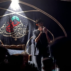 گزارش تصویری مداح اهل بیت سیدسپهرهاشمی دهکردی