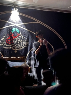 گزارش تصویری مداح اهل بیت سیدسپهرهاشمی دهکردی