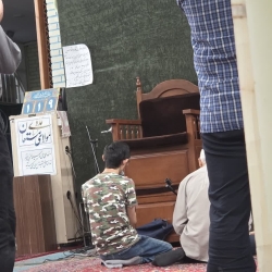 گزارش تصویری مداح اهل بیت سیدسپهرهاشمی دهکردی