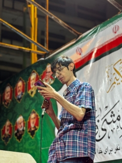 گزارش تصویری مداح اهل بیت سیدسپهرهاشمی دهکردی