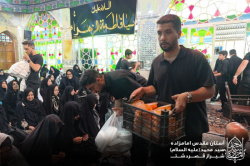 توزیع غذا و نماز ظهر روز عاشورا و تاسوعا آستان مقدس امامزاده سید محمد علیه السلام قصردشت شیراز