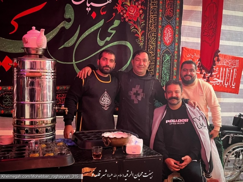 گوشه ای از مراسم