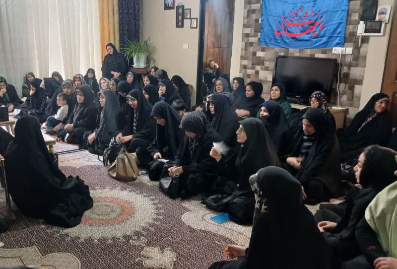 برگزاری مراسم هیات لواء المهدی مؤسسه طلیعه عطر مشکات در شهرک مدنی برگزار شد