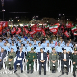مراسم اقامه نماز و استغاثه همدان میدان امام خمینی(ره)