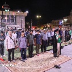 مراسم اقامه نماز و استغاثه همدان میدان امام خمینی(ره)