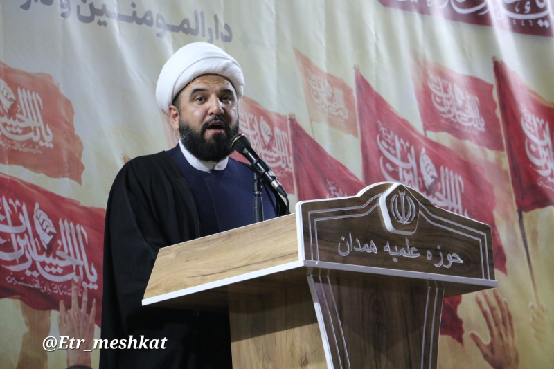 چهلم رهبر انقلاب تجمع همدان