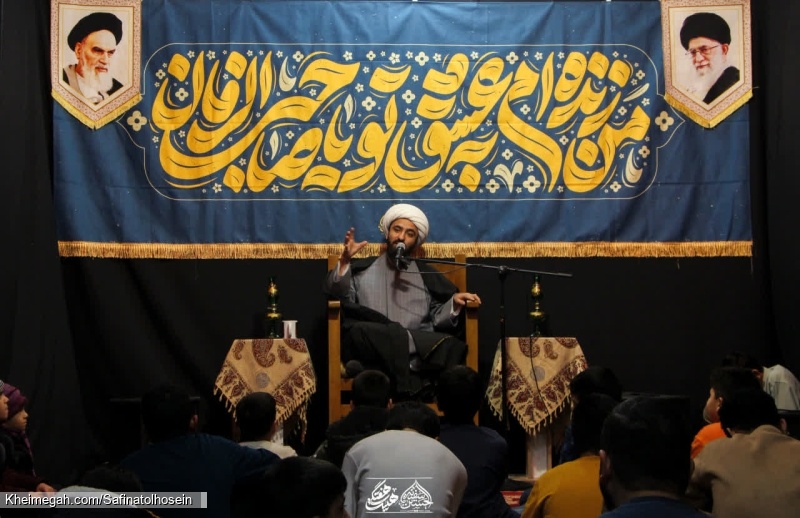 مراسم هفتگی هیئت نوجوانان سفینة الحسین (ع) سخران حجت الاسلام کیانی