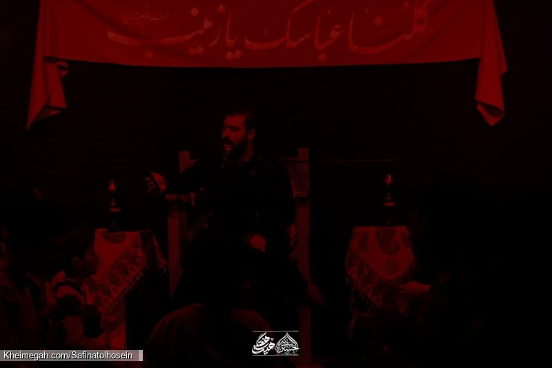 گزارش تصویری مداحی کربلایی علی رضا فلاح