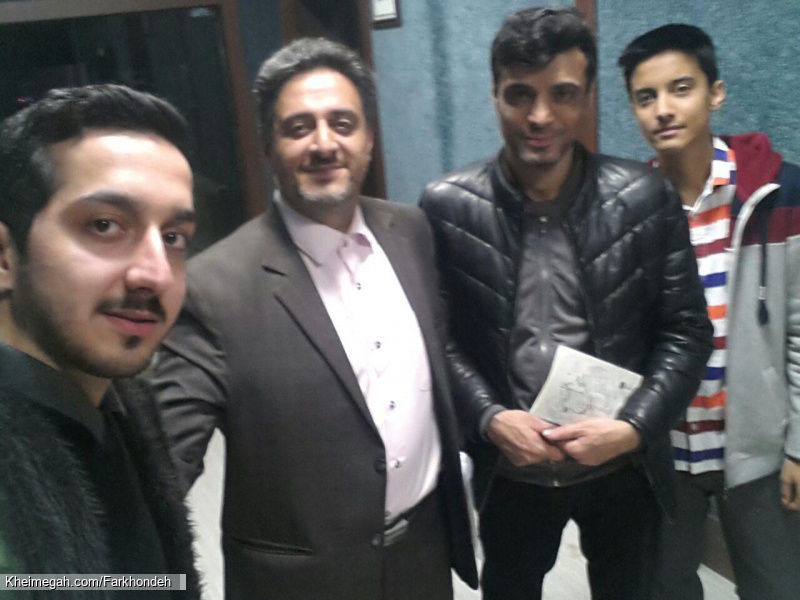 امیرفرخنده و دکتر محمد سعید میرزایی