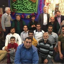 ولادت حضرت علی اکبر با حضور محسن استاد حسین