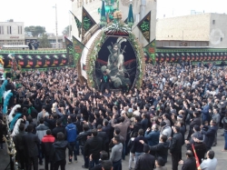 مراسم نخل برداری شهادت امام رضا