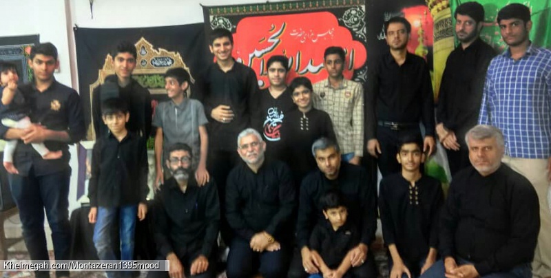 عکس دسته جمعی ، هیئت مذهبی منتظران موعود (عج) ، شب سوم محرم