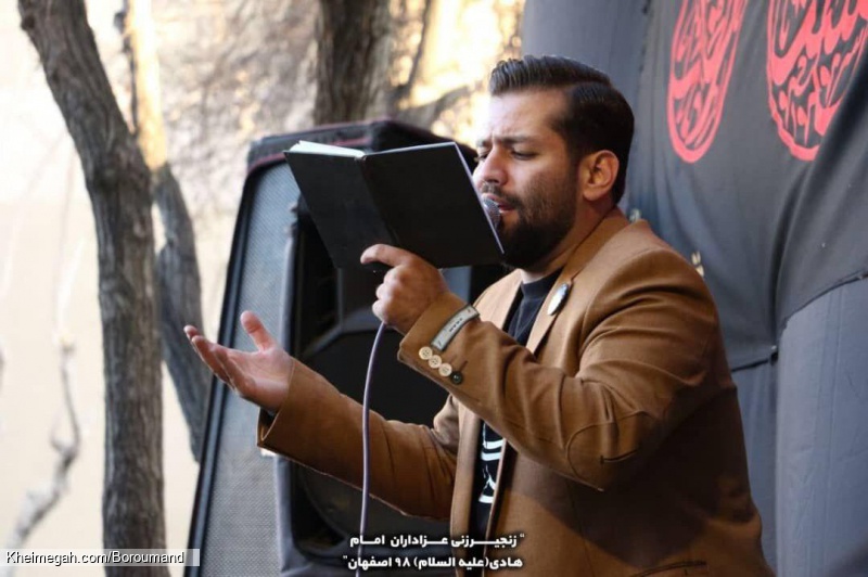مراسم زنجیرزنی عزاداران امام هادی (ع) 98