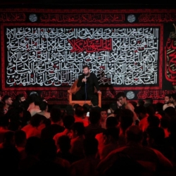 تصویر جلسه هیئت هفتگی خرداد 1404 کربلایی امیر برومند - هیئت حضرت حسن بن علی اصفهان - مراسم روضه
