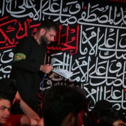 تصویر جلسه هیئت هفتگی خرداد 1404 کربلایی امیر برومند - هیئت حضرت حسن بن علی اصفهان - مراسم روضه