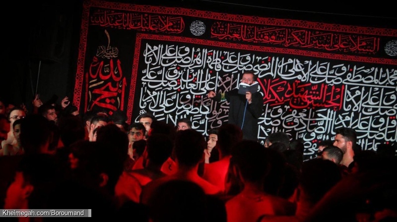 تصویر جلسه هیئت هفتگی خرداد 1404 کربلایی امیر برومند - هیئت حضرت حسن بن علی اصفهان - مراسم روضه