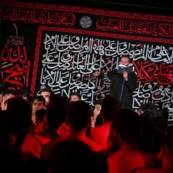 تصویر جلسه هیئت هفتگی خرداد 1404 کربلایی امیر برومند - هیئت حضرت حسن بن علی اصفهان - مراسم روضه