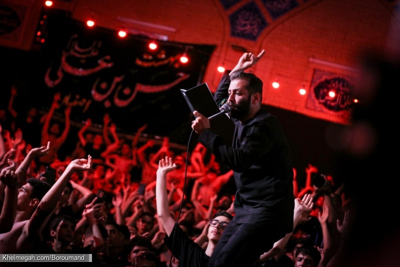 تصویر مراسم عزاداری شهادت امام رضا (ع) 1404 کربلایی امیر برومند - هیئت بهشت عشاق الرضا تهران