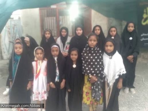 اجرای گروه سرود خواهران هیئت مذهبی امام علی ع مسجد جامع افضل روستای گورزانگ