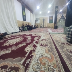 برگزاری مراسم شب شهادت حضرت فاطمه زهرا س روستای گورزانگ