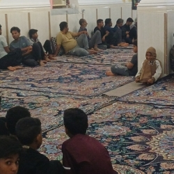 برگزاری مراسم دهه دوم فاطمیه در روستای گورزانگ  مسجد جامع افضل