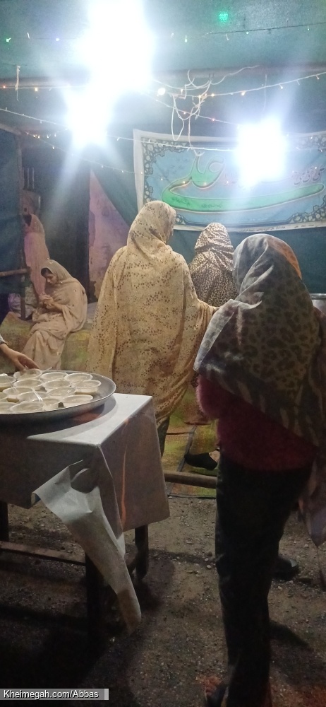 برپایی موکب در سالروز میلاد حضرت امام علی ع در روستای گورزانگ میناب