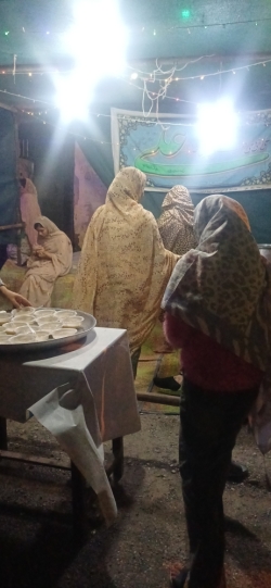برپایی موکب در سالروز میلاد حضرت امام علی ع در روستای گورزانگ میناب