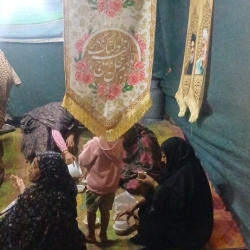برپایی موکب در سالروز میلاد حضرت امام علی ع در روستای گورزانگ میناب