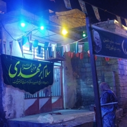 بر پایی موکب در به مناسبت میلاد حضرت مهدی عج روستای گورزانگ ۱۴۰۴