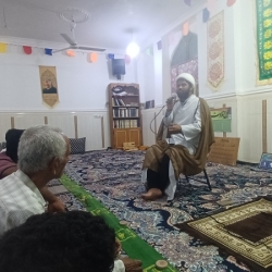 برگزاری سخنرانی مذهبی واقامه نماز جماعت توسط حجت السلام اسماعیلی _مسجدجامع جامع افضل روستای گورزانگ