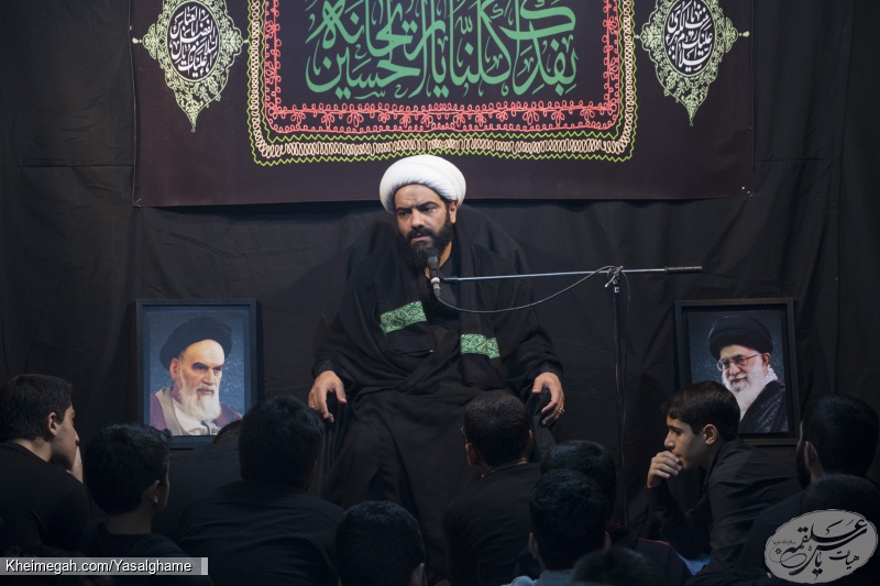 اقامه عزای دهه اول صفر  _  حجت الاسلام صمدی  _  کربلایی علی اکبر زاد فرج