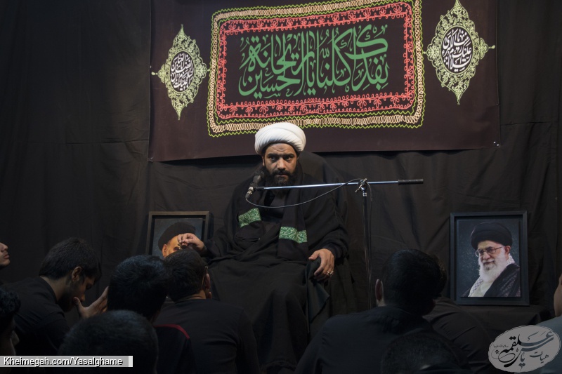 اقامه عزای دهه اول صفر  _  حجت الاسلام صمدی  _  کربلایی علی اکبر زاد فرج