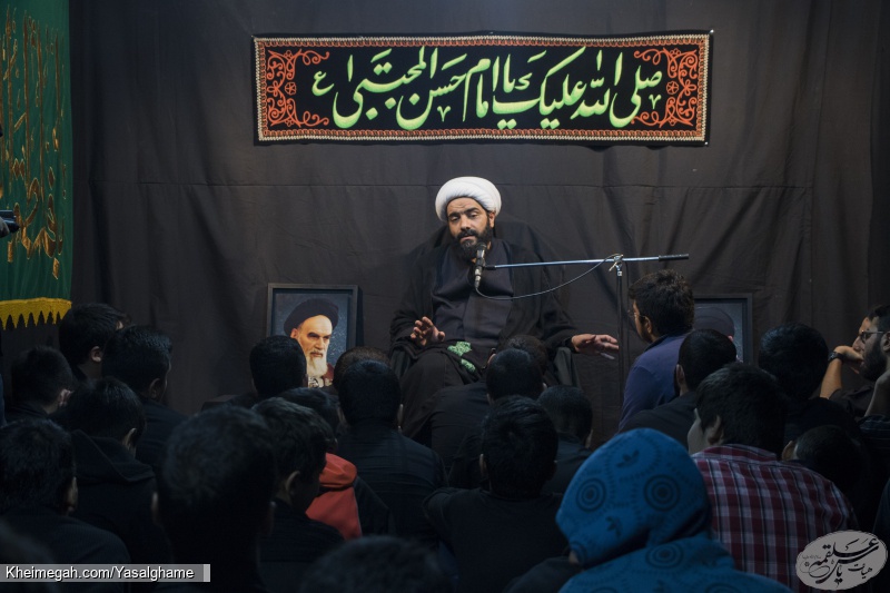 حجت الاسلام صمدی  _  کربلایی صادق رجب _  کربلایی حسین بختیاری _ هیات یاس علقمه سلام الله علیها