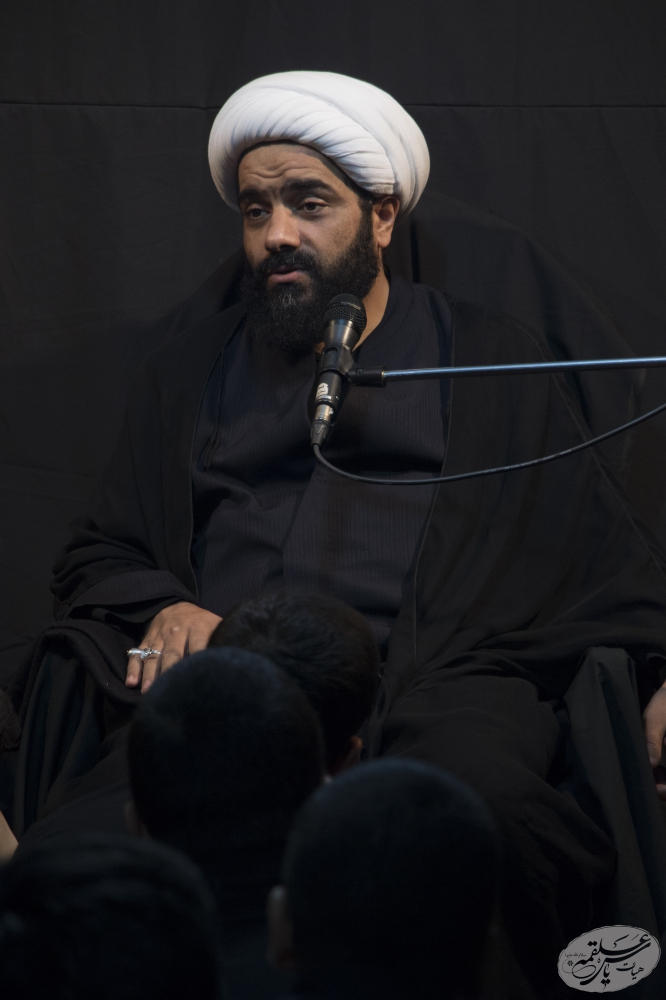 حجت الاسلام صمدی  _  کربلایی صادق رجب _  کربلایی حسین بختیاری _ هیات یاس علقمه سلام الله علیها